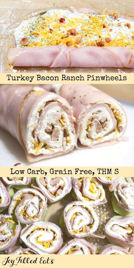 TURKEY BACON RANCH PINWHEELS Cook, Taste, Eat
