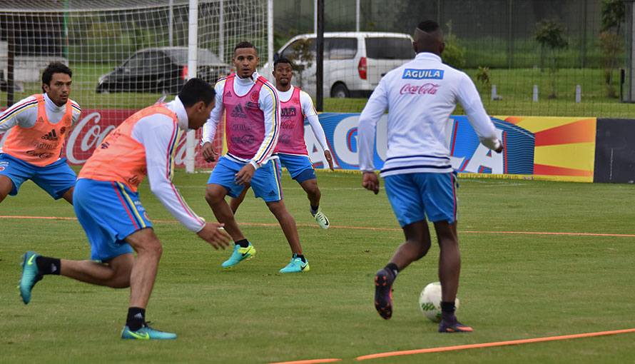 Com grupo completo, Colômbia fecha treino para Jogo da Amizade Com grupo completo, Colômbia fecha treino para Jogo da Amizade