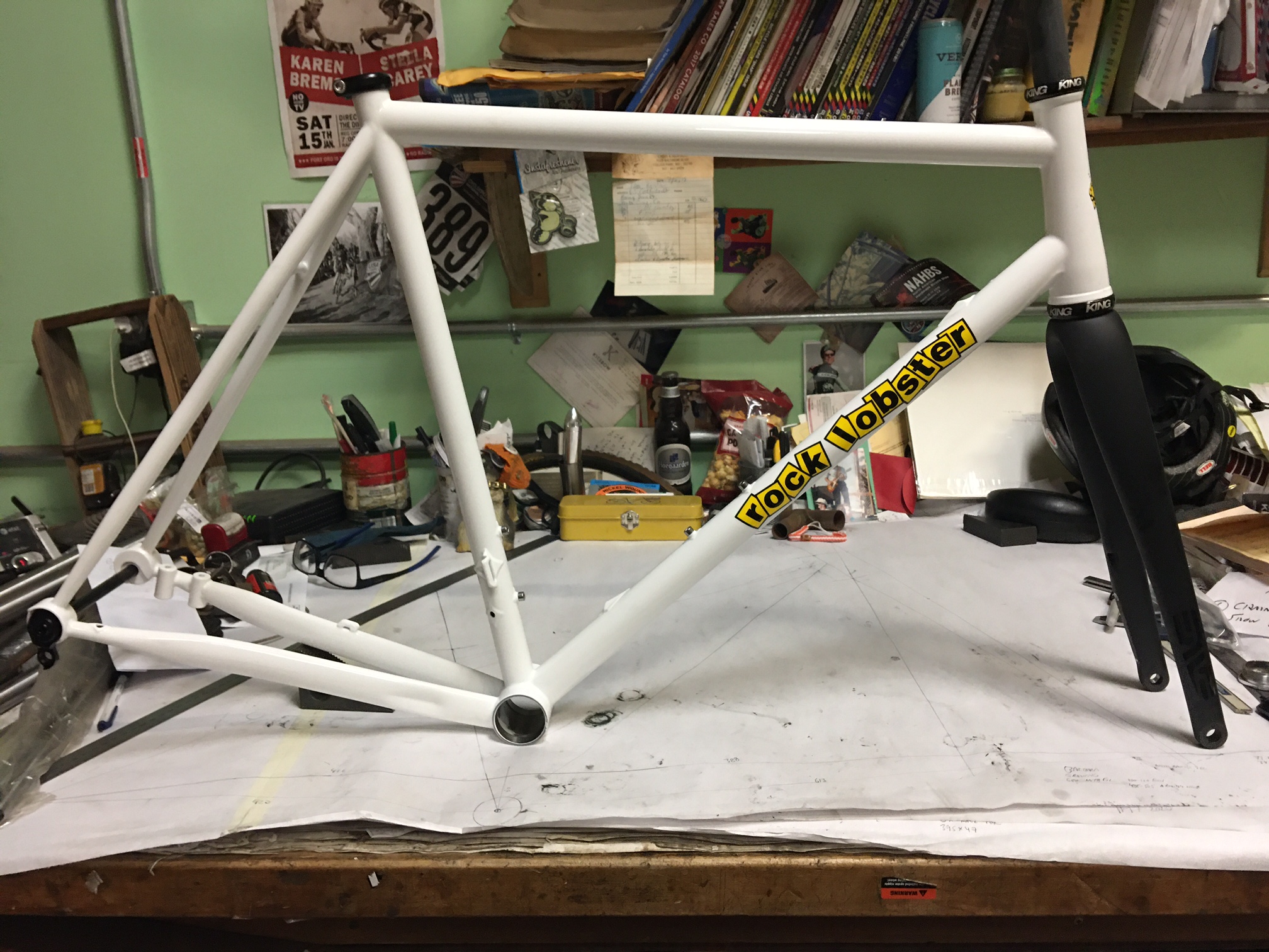 steel disc road frame