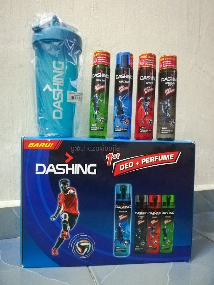 Dashing Deo + Perfume Body Spray: Haruman Maskulin baharu daripada DASHING!