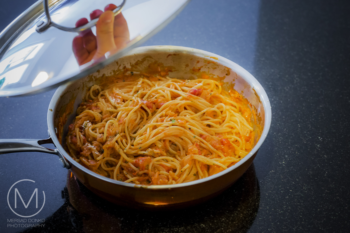 Creamy Pasta with Homemade Marinara Sauce [Recipe] Mersad Donko