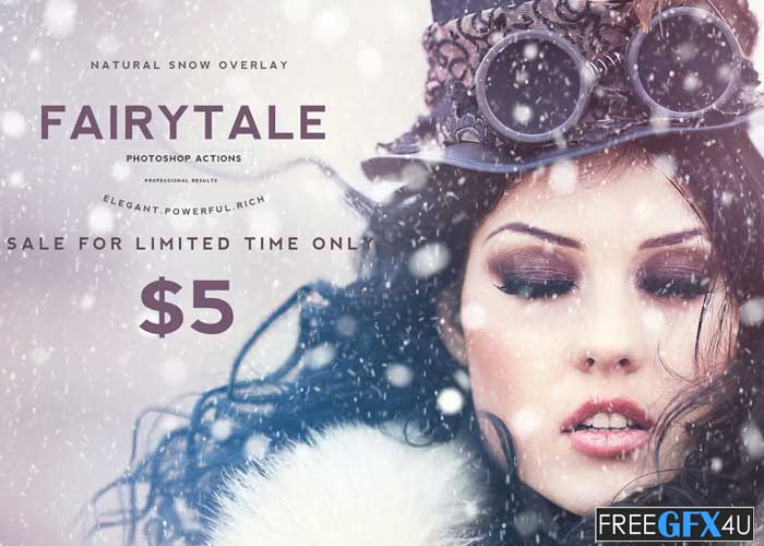 CreativeMarket - Natural Snow Overlays Photoshop Natural Snow Overlays Photoshop