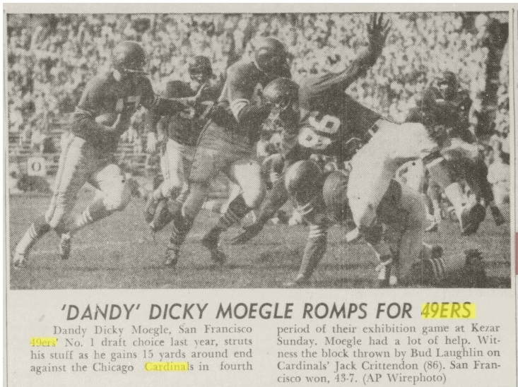 Bill's Update Blog 1955 Chicago Cardinals