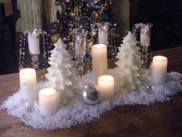 Christmas Winter Table Centerpiece Ideas