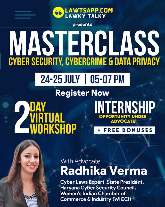  MASTERCLASS ON CYBER SECURITY, CYBERCRIME & DATA PRIVACY