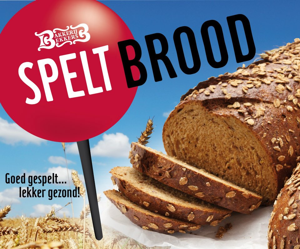 Spelt (bio) brood gezond.