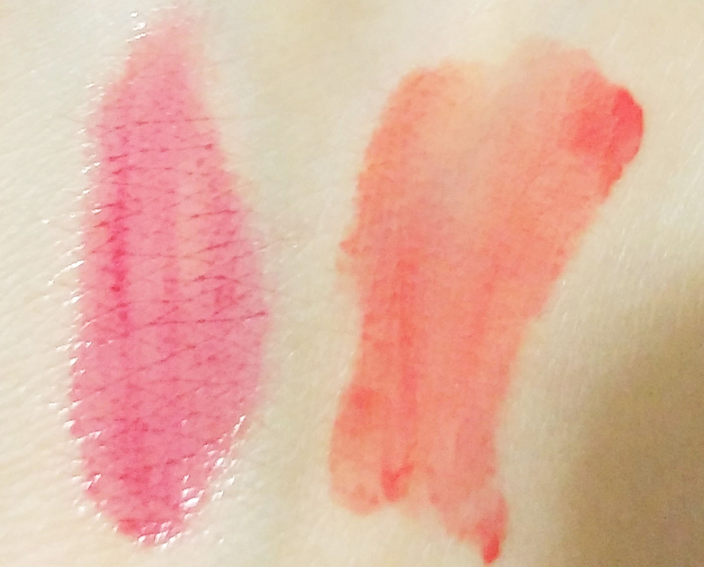 Holika Holika Heart Crush Glow Tint Air 02 Wig & 03 Bae WateryScenery