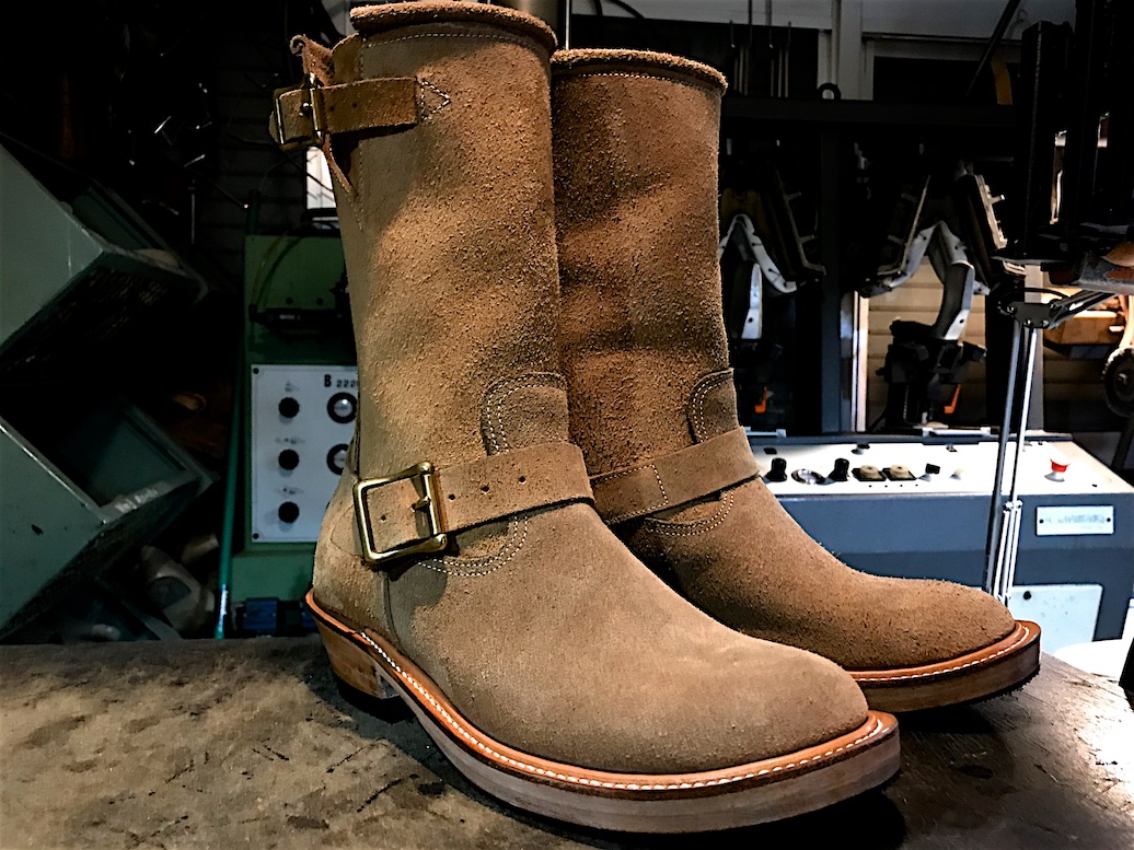 HJ Bootmaker: HJ Engineer Boots W003 Chromexcel Rough-out