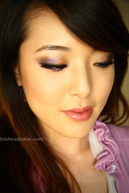 Prom Tutorial: Adaptable Golden Purple - From Head To Toe