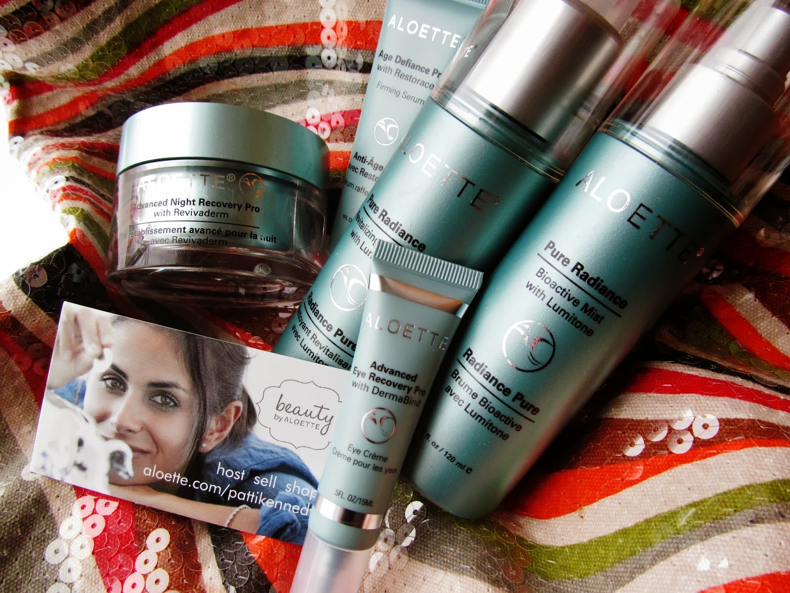 LIBERTY POST Aloette Cosmetics Medical Grade Organic Aloe Vera Skin Care