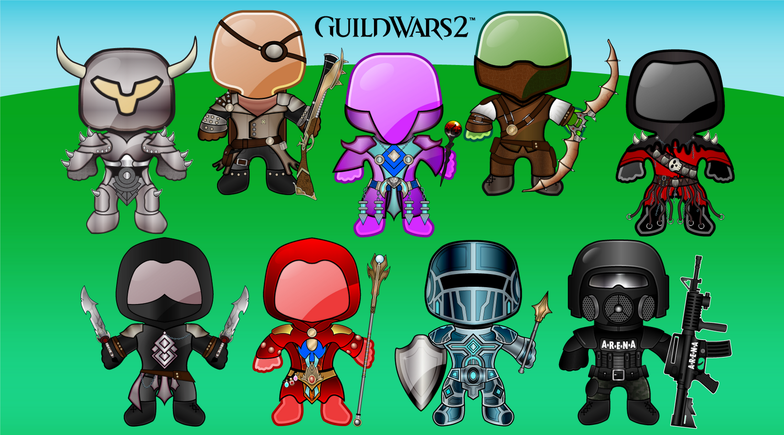 Sinner, Playing with Art: Wallpapers