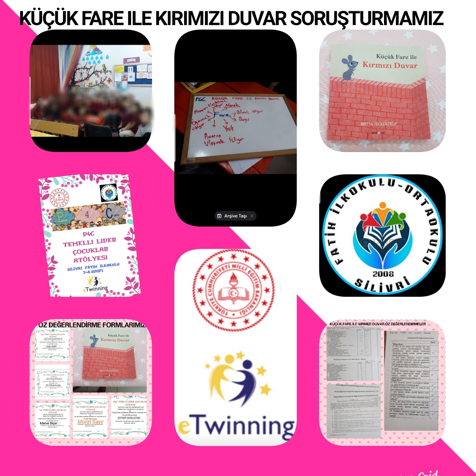 P4C Temelli Lider Çocuklar Atölyesi KÜÇÜK FARE ILE KIRIMIZI DUVAR