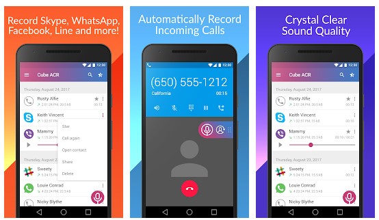 Cube Call Recorder كيفية تسجيل مكالمات الواتساب للأندرويد