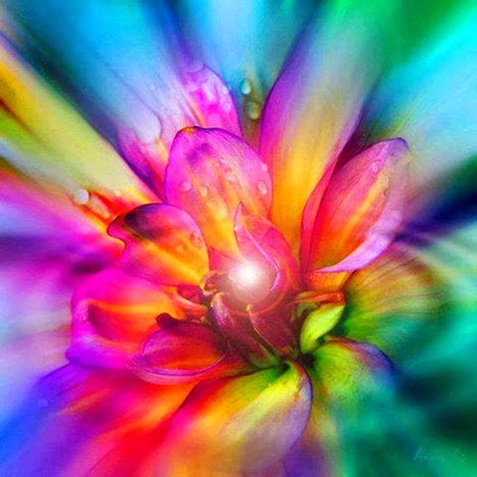 энергетические картины елены саппа. радужные энергии. радужные цвета. сияющая радуга. солнце радуга цветы.