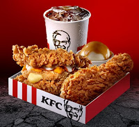 Harga KFC Zinger & Cheezilla Double Down 2021