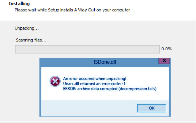 unarc dll error code 11 while installing games unarc dll error code 11 while installing games