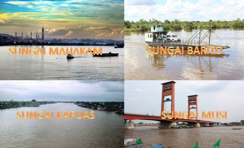 Sungai terpanjang di indonesia beserta letaknya