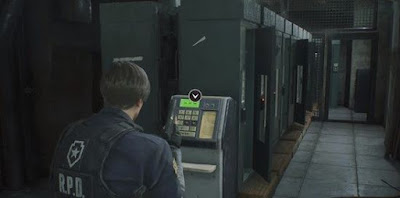 1F, Locker Combination Key, Resident Evil 2