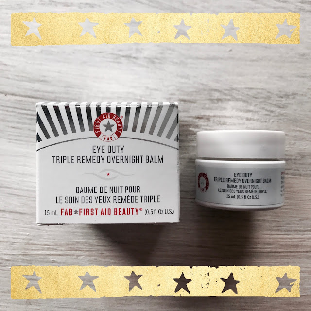 Bimba y sus cosas FIRST AID BEAUTY EYE DUTY TRIPLE REMEDY OVERNIGHT BALM