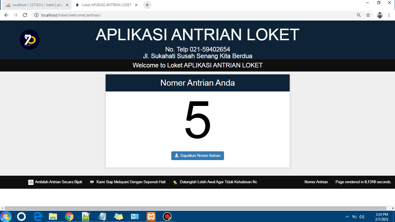 Source Code Aplikasi Antrian Loket CodeIgniter iTernama Source Code Aplikasi Antrian Loket CodeIgniter iTernama
