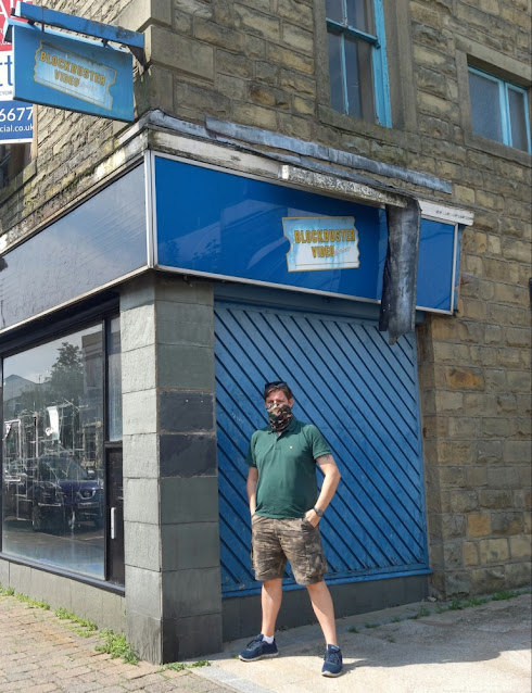 Blockbuster Video Express in Colne. August 2020
