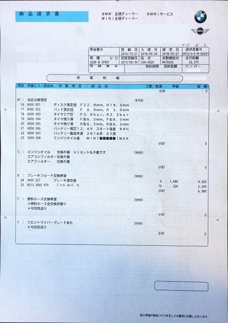 交換 費用 オイル ブレーキ