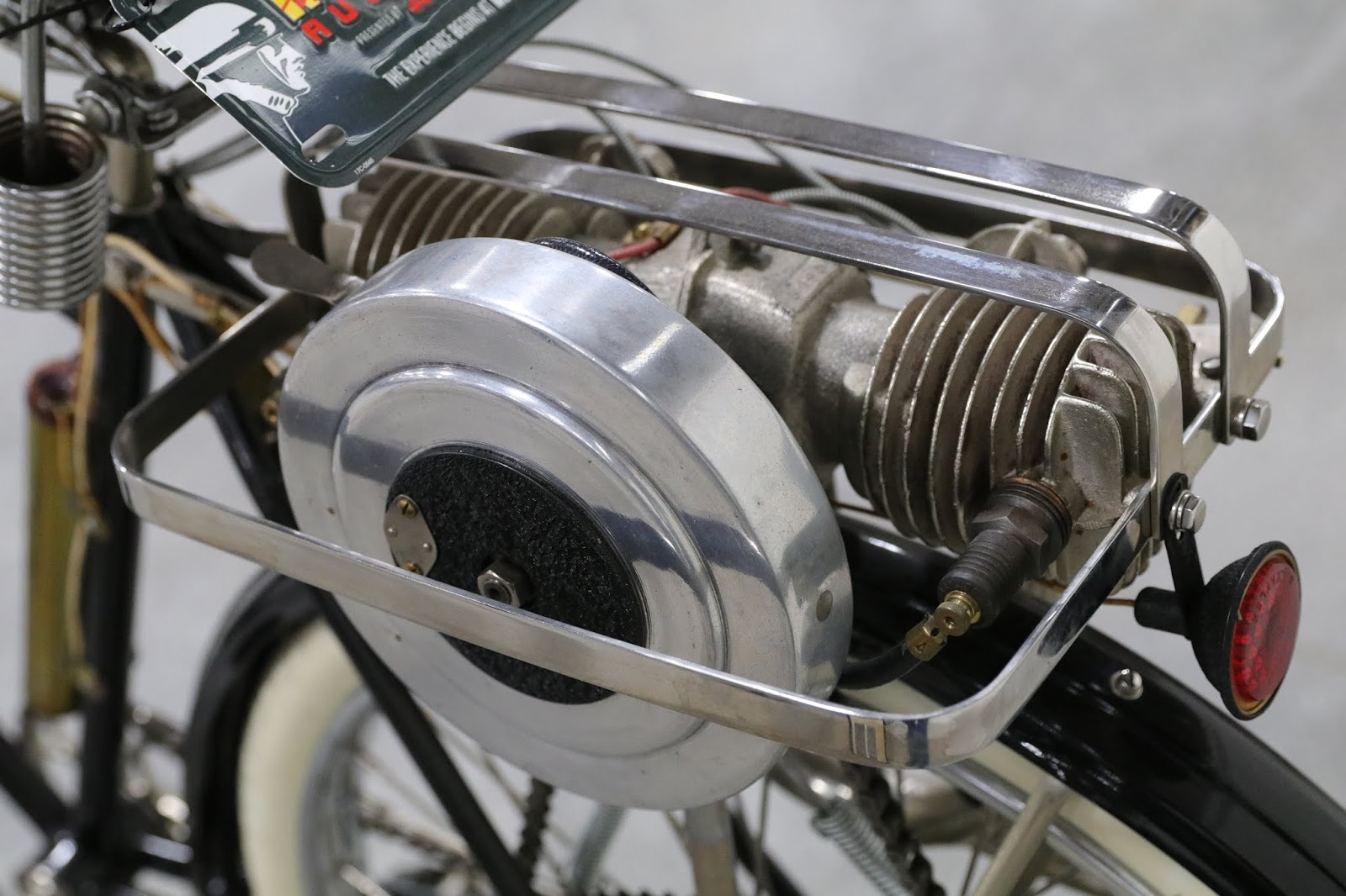 OldMotoDude 1919 Johnson Motor Wheel sold for 34,100 at the 2019