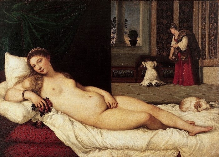 Венера Урбинская. 1538г. Тициан The Venus of Urbino