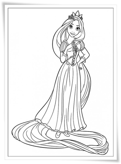 Ausmalbilder Zum Ausdrucken Ausmalbilder Rapunzel