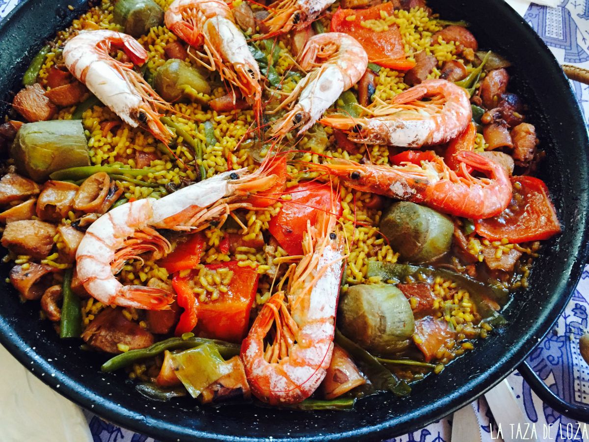 Arroz en Paella La Taza de Loza