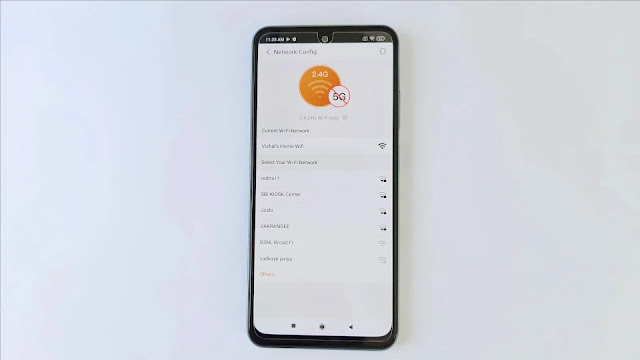 how to change wifi in smart camera