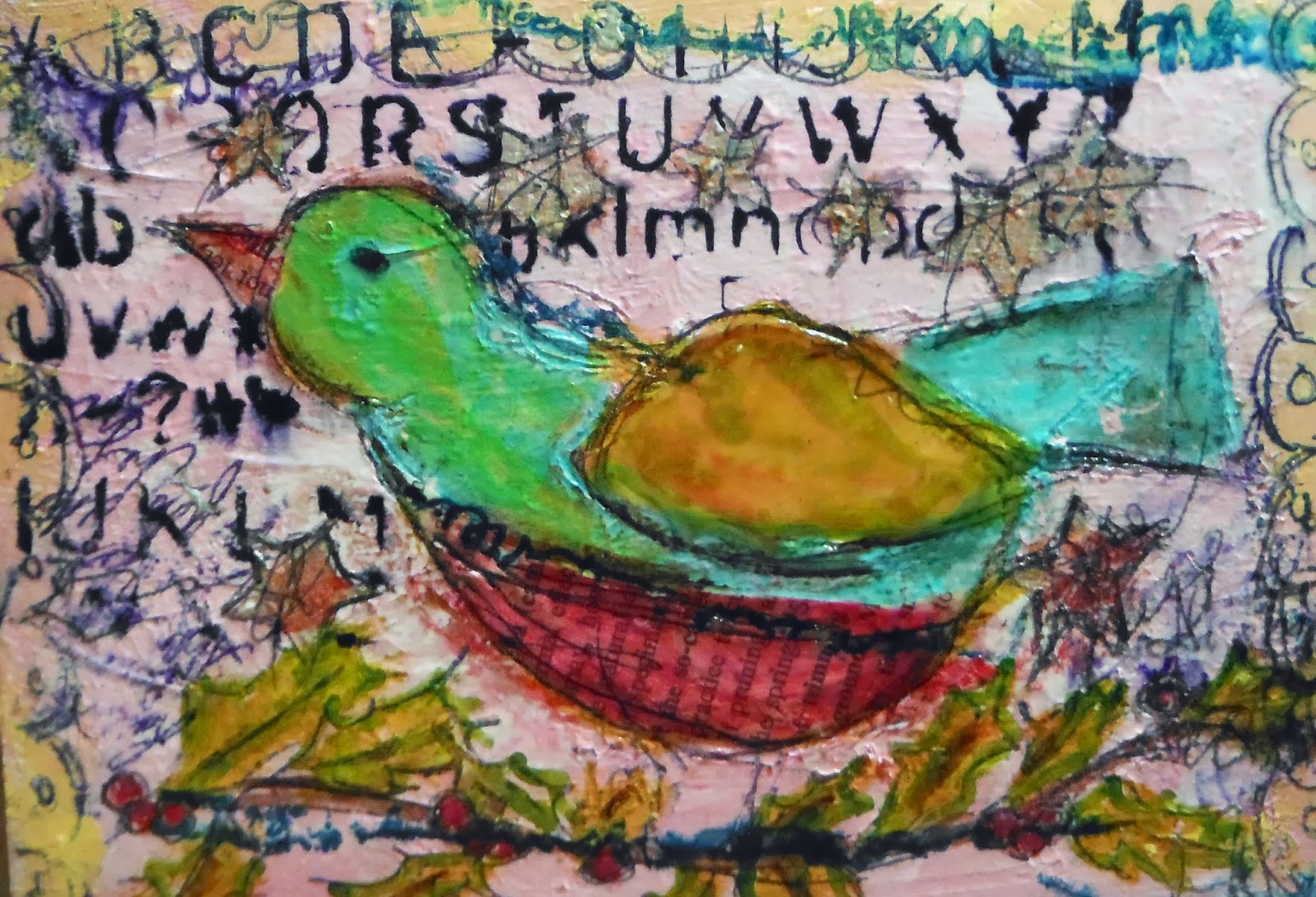 Joyful Art Lorrie Jonas Mixed Media Inspiration Deck Blog Hop