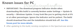 Windows Insider 15014 preview download stuck at 0% and 32% fixed