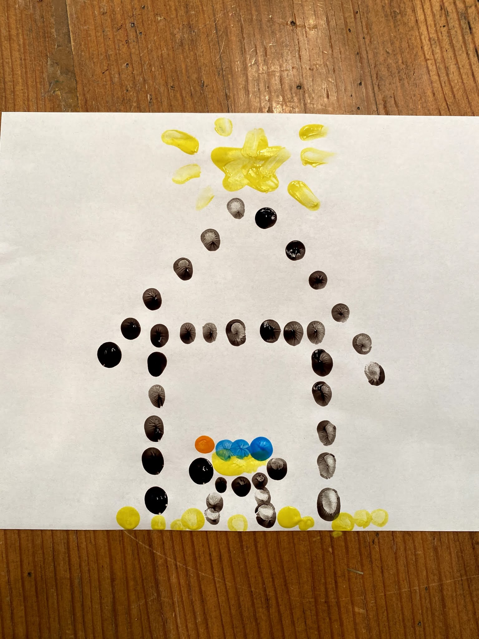 I Did It You Do It Finger Paint Nativity Scene