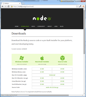 Node.js - Environment Setup تحميل وتنصيب بيئة التطوير نود