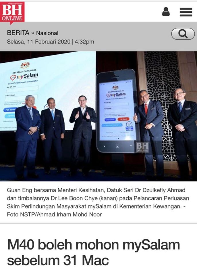 Mysalam Selesaikan Masalah B40 Dulu