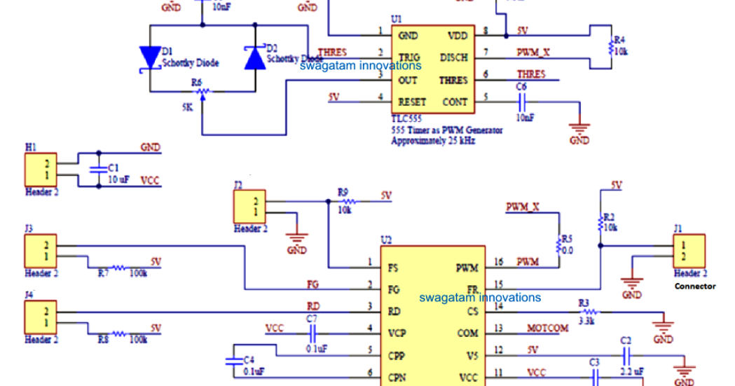 Quadcopter Remote Control Circuit without MCU