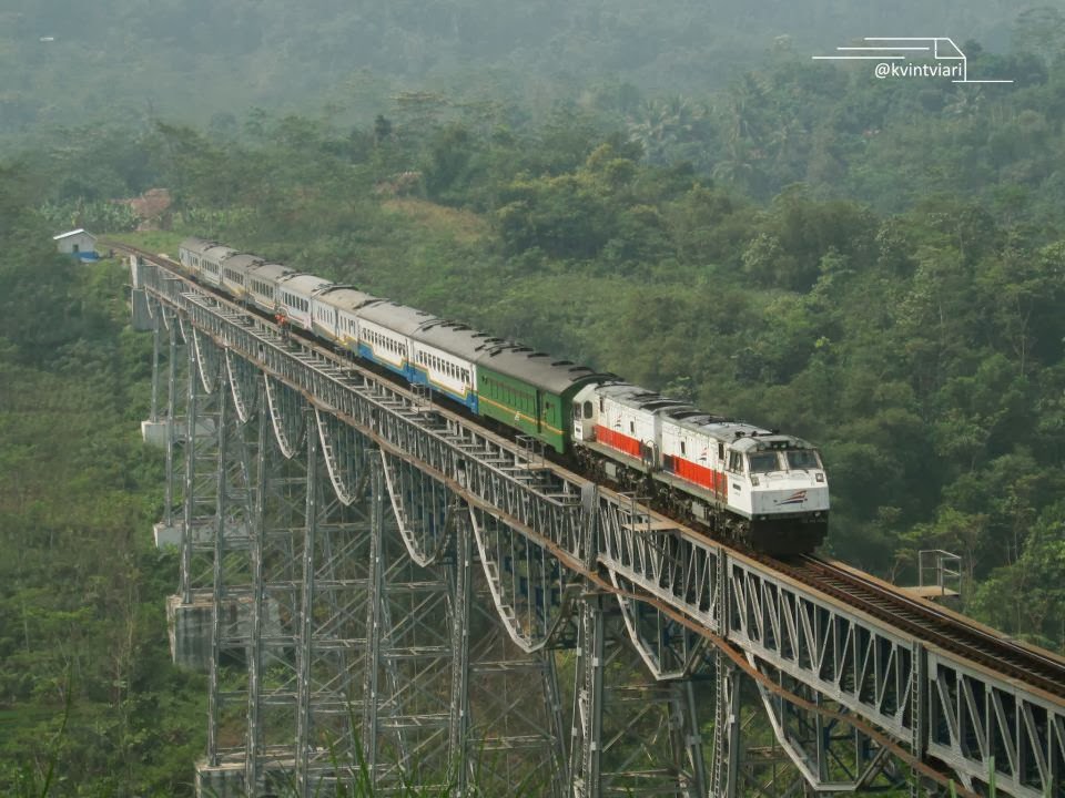  Jalur  Kereta  Api  Paling Indah Di Indonesia