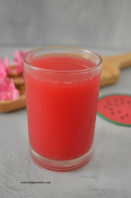 Tender Coconut Watermelon Juice Recipe | Tender Coconut Watermelon Cooler