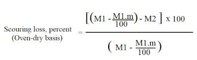 Scouring-Loss-in-Cotton-calculation