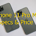 iPhone 11 Pro Max Specifications and Price