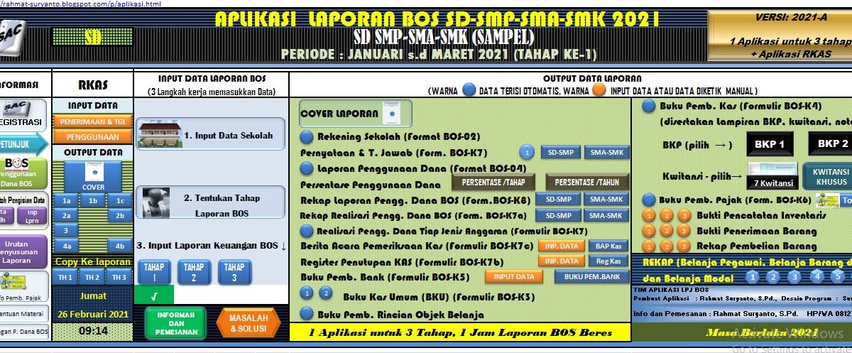 APLIKASI SPJ BOS APLIKASI SPJ BOS 2021