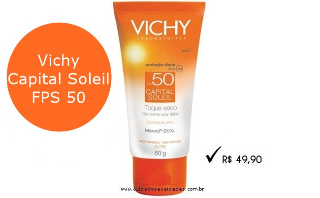 Vichy - Capital Soleil 50 FPS 50 - Toque Seco Gel Creme