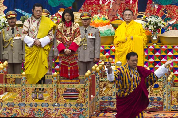 Bhutan king second wife picture