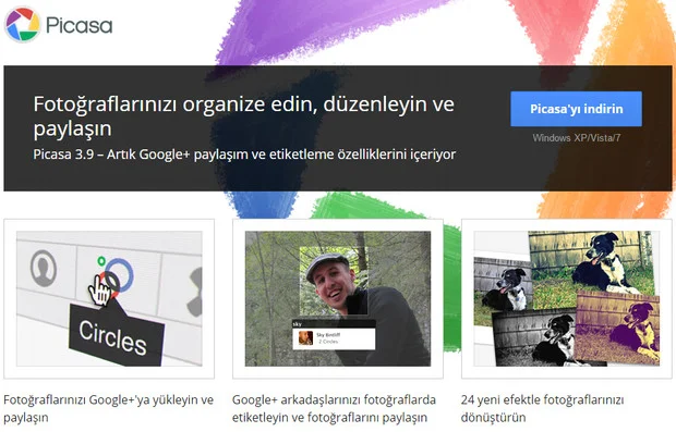 Picasa Resim Editörü İndir