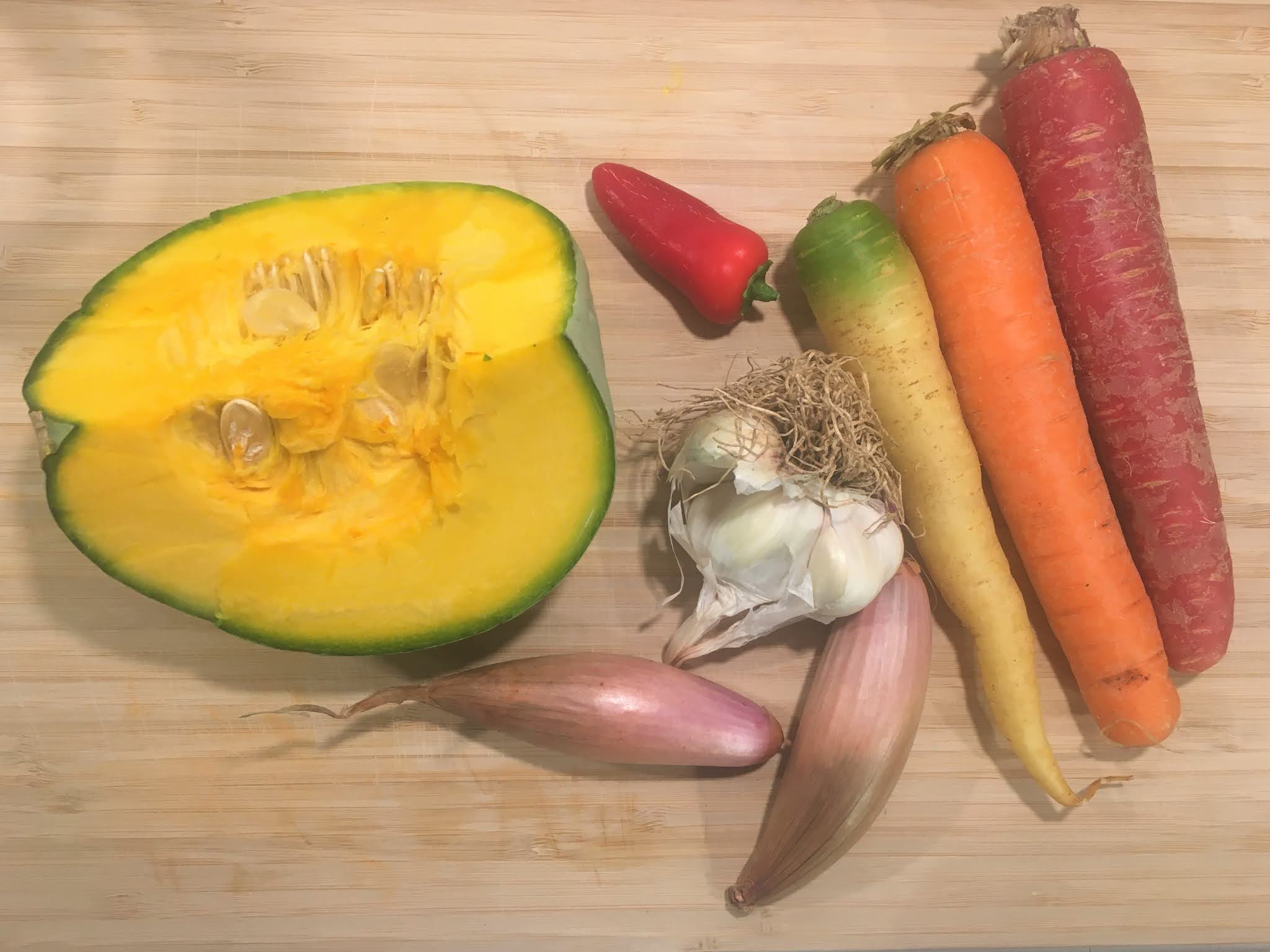 The VegHog Crown prince squash soup