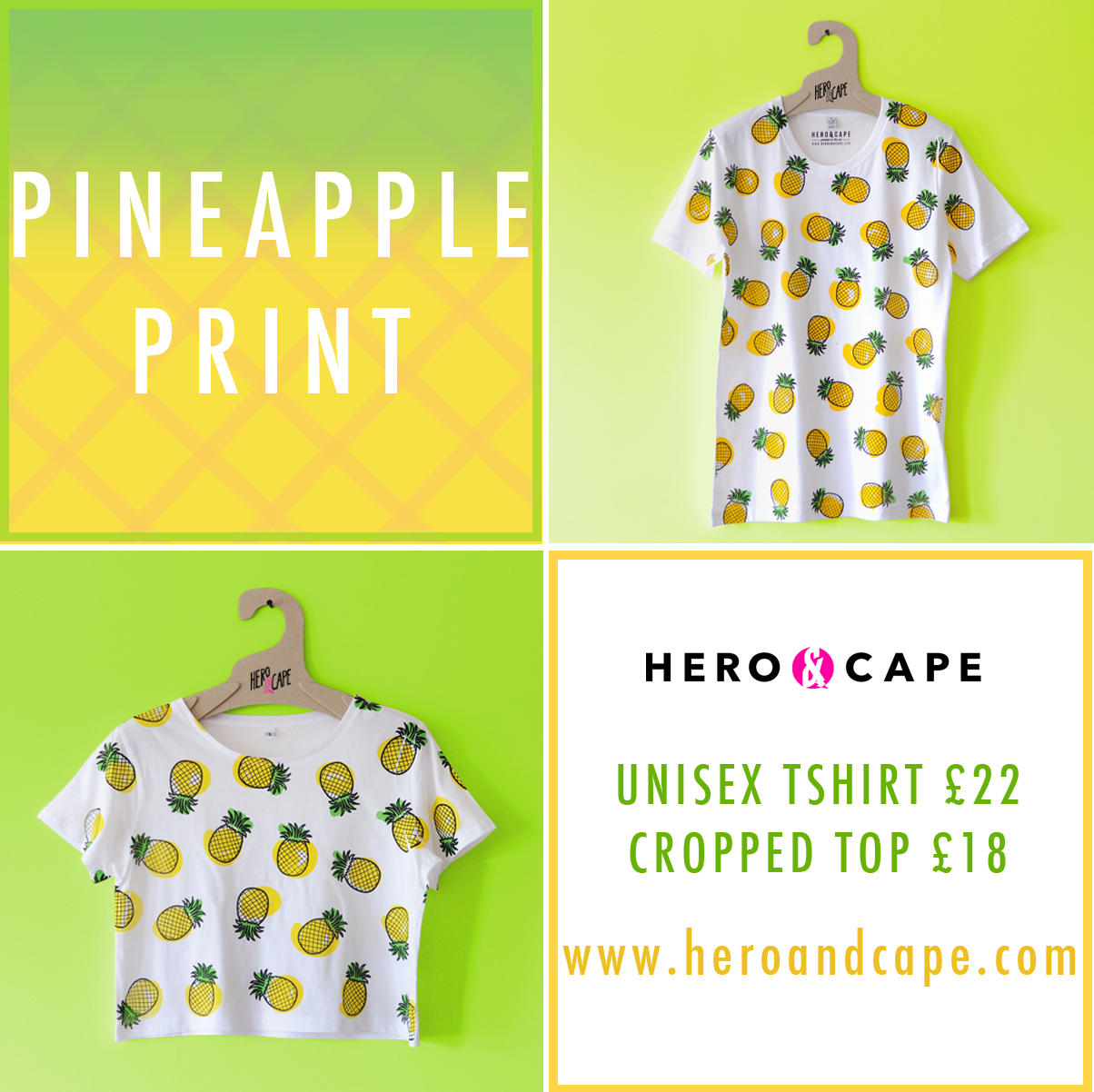 pineapple tshirt, pineapple print tshirt, pineapple pattern top