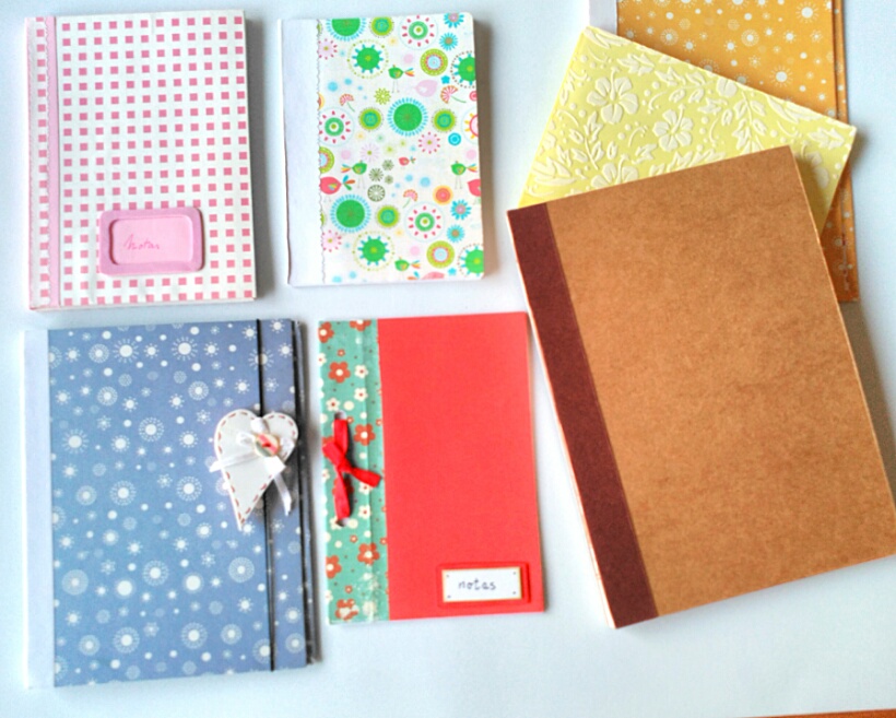 carpeta, diy, cartón reciclado