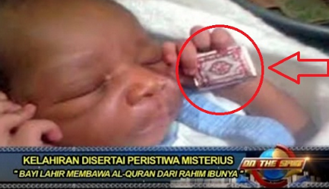 Bayi Ini Lahir Bawa Al-Quran, Ibunya Yang Non Islam Langsung Mengucapkan 2 Kalimat Syahadat