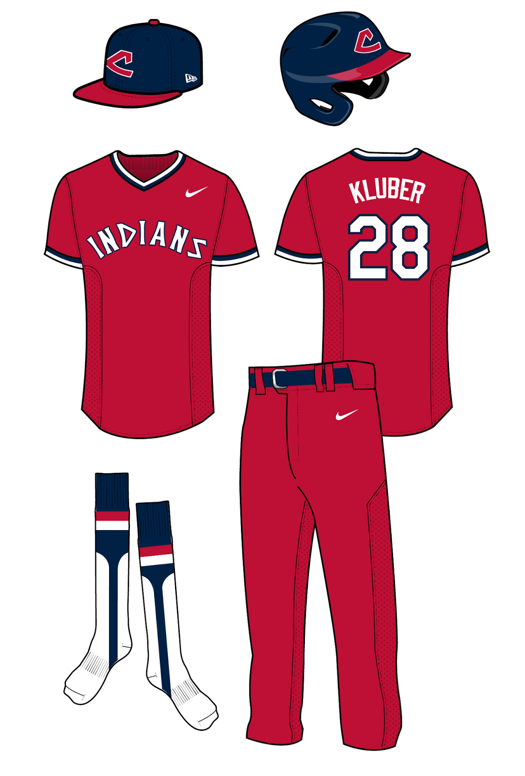 Sports Logo Spot MLB Color Rush Indians